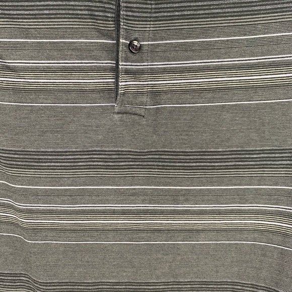 Euc-tasso Elba Pattern, Textured, Striped, Short Sleeve, Golf Polo Shirt MD - Picture 6 of 8